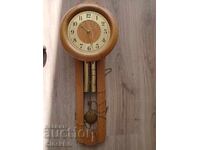 Немски механичен стенен часовник – Franz Hermle – винтидж