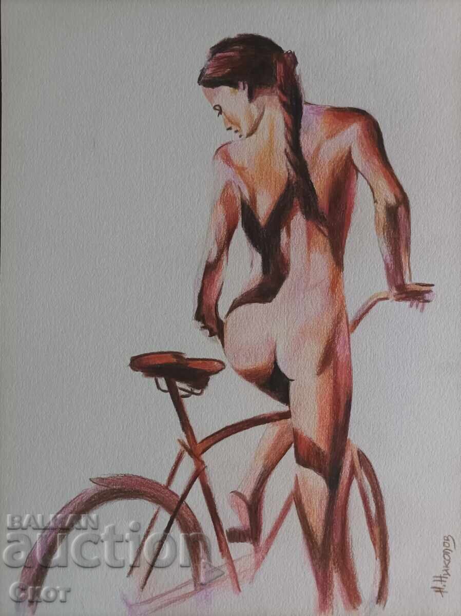 Desen cu creioane colorate