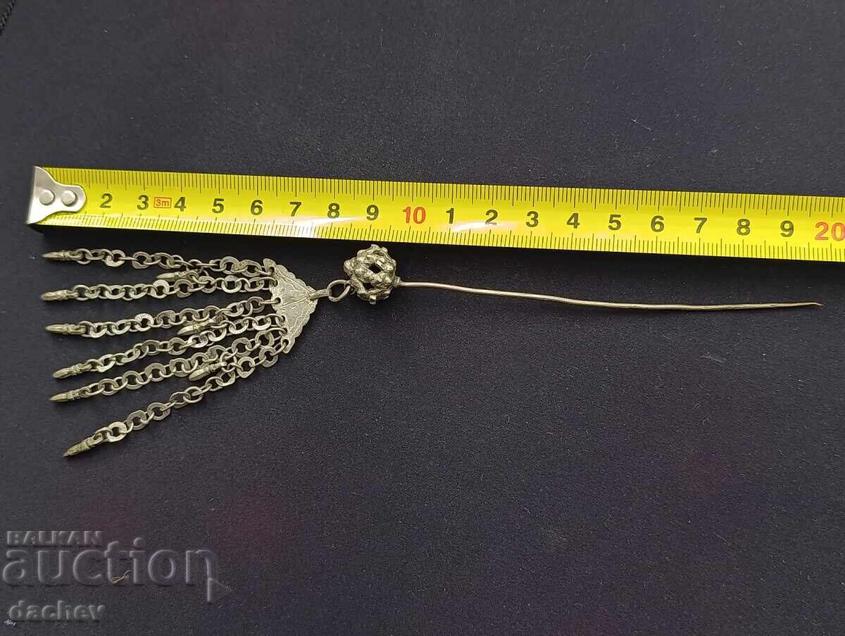 AC DE PĂR DIN ARGINT DE EPOCĂ - STARE EXCELENTĂ! Secolul 19 cu preț € 80.00 | 156.47 BGN