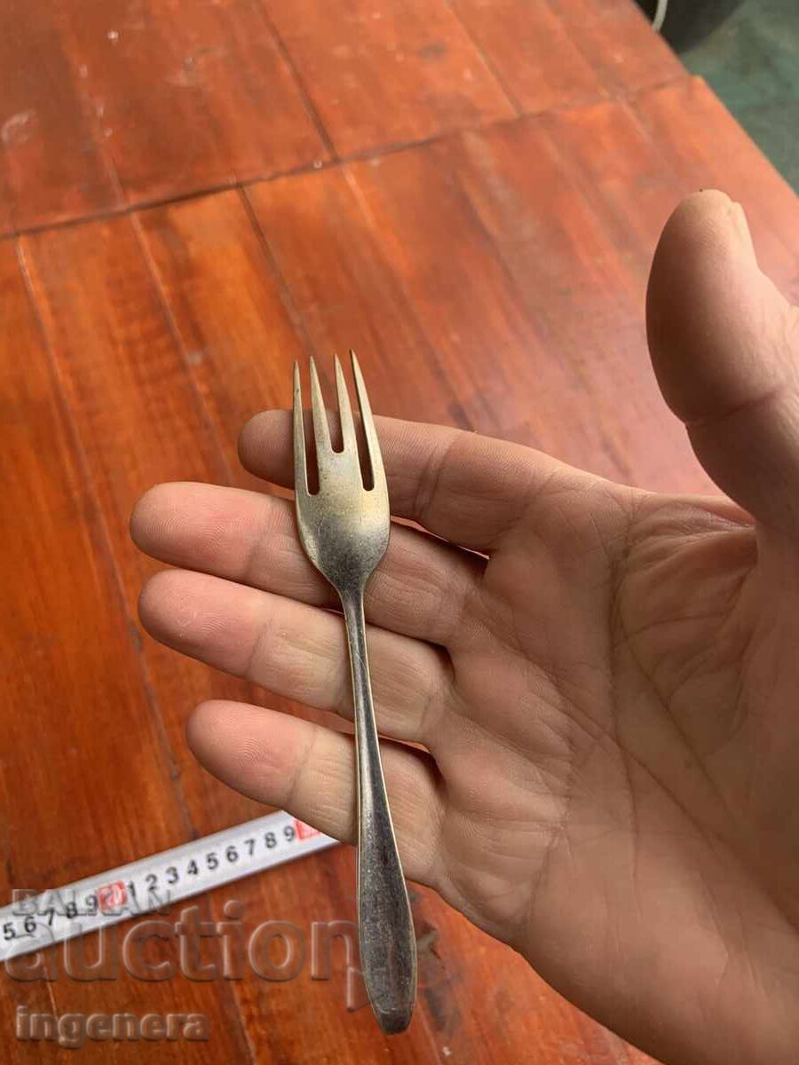 Πιρούνι ασημένιο αντίκα, μαρκαρισμένο - Παλιά Αγγλία - 5