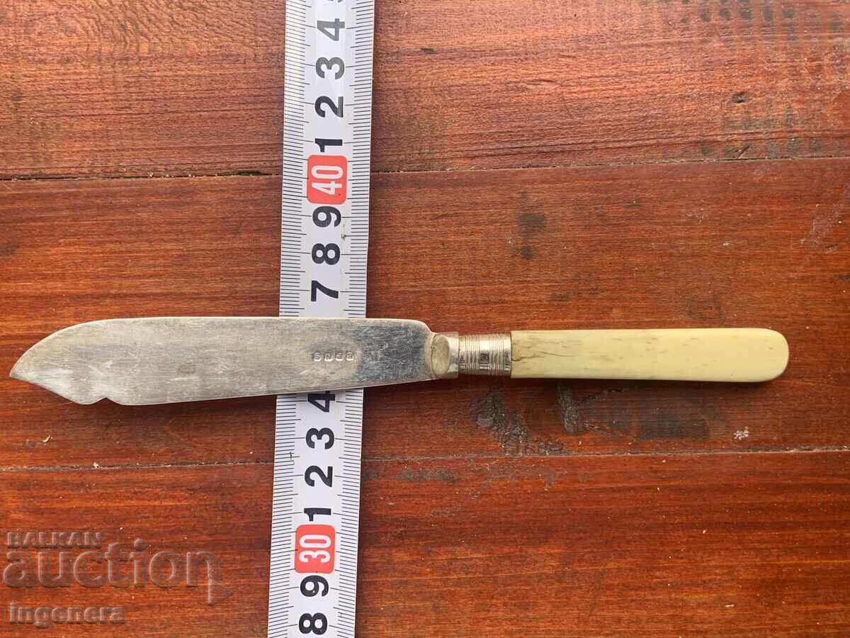 CUȚIT PENTRU UNT SERVICIAL ARGINTAT MARCĂ ORNAMENTAȚIE - ANGLIA - 7