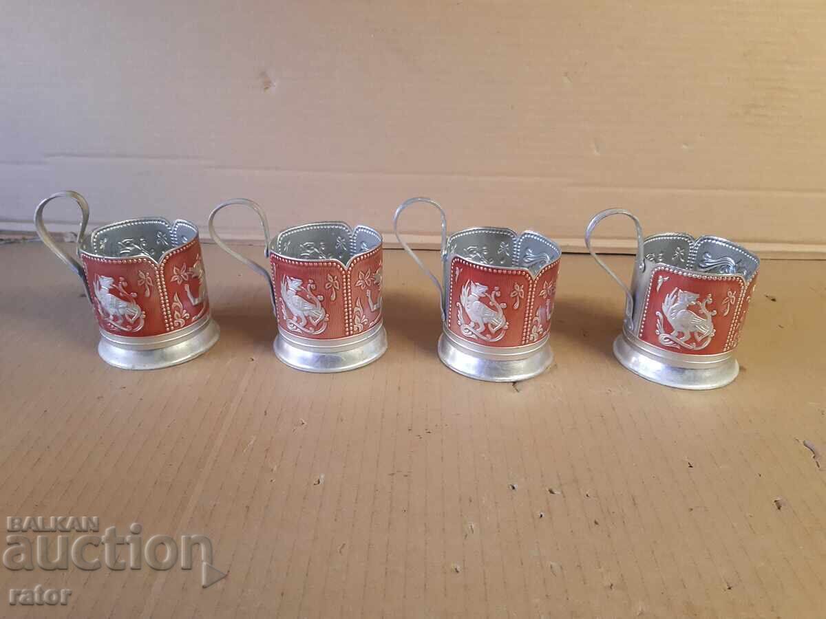 Παράδοση Stari krasivi  podstakani SSSR - 4 broya