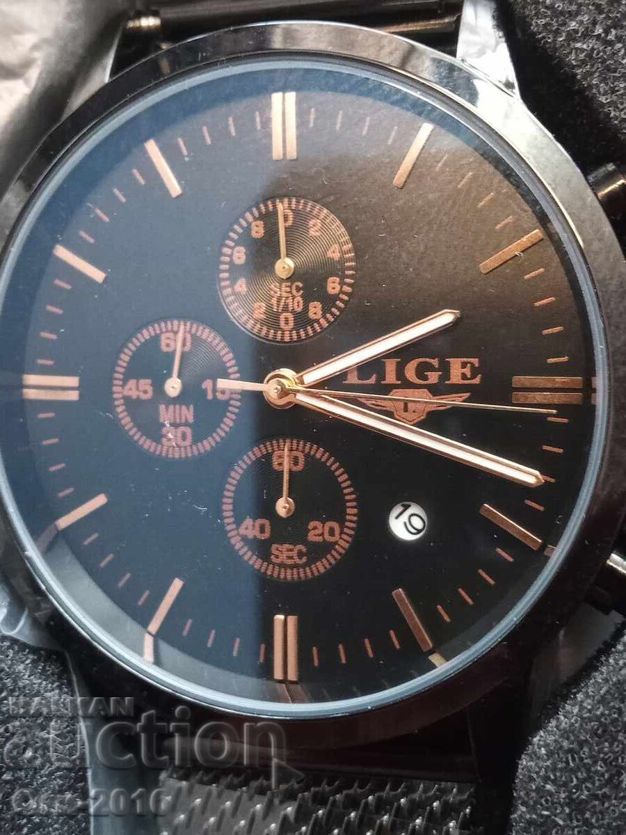 Часовник LIGE Chronograph