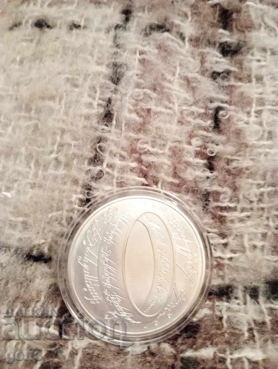 Souvenir coin of the Lord of the Rings