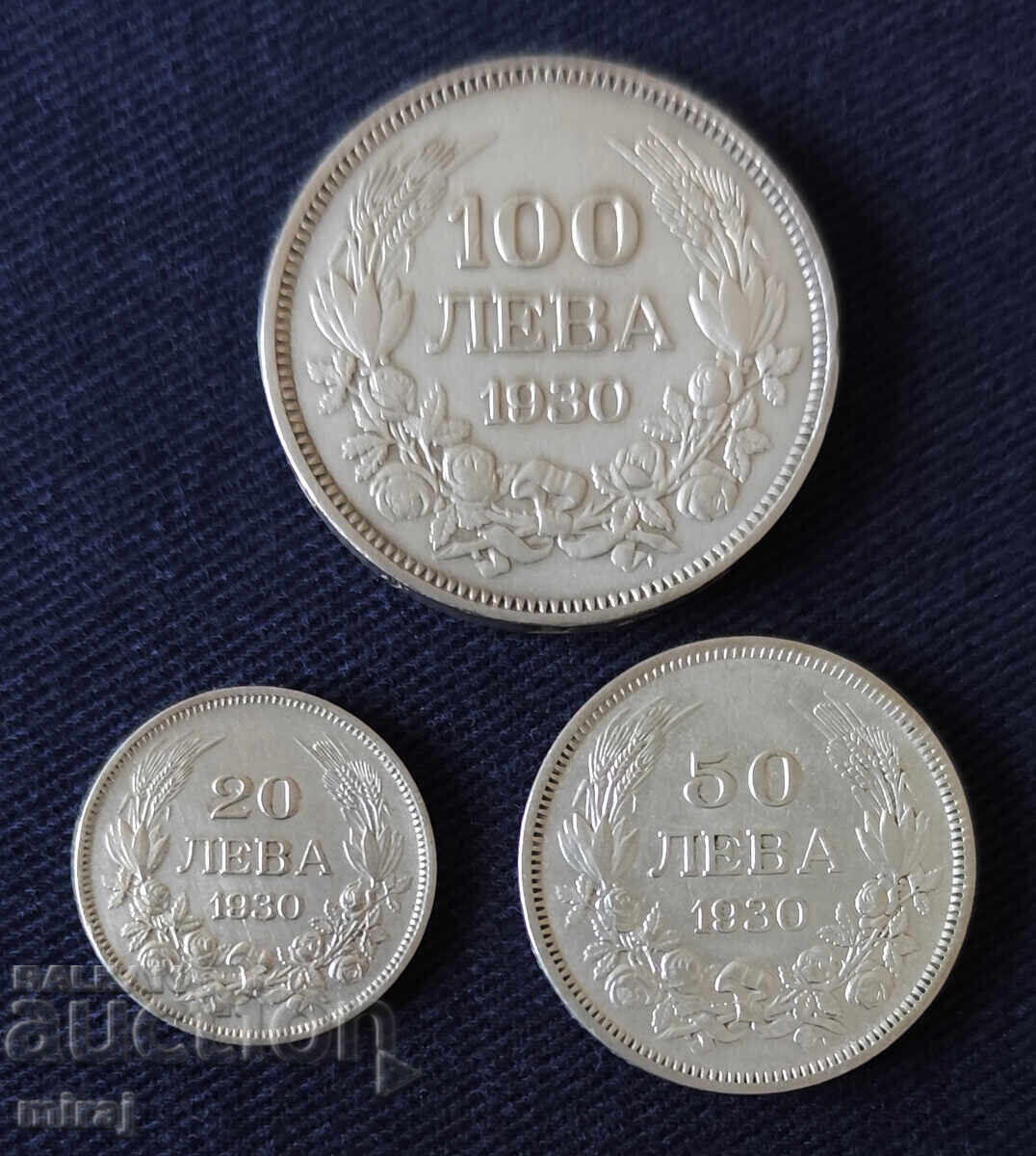 Lot trei monede 1930