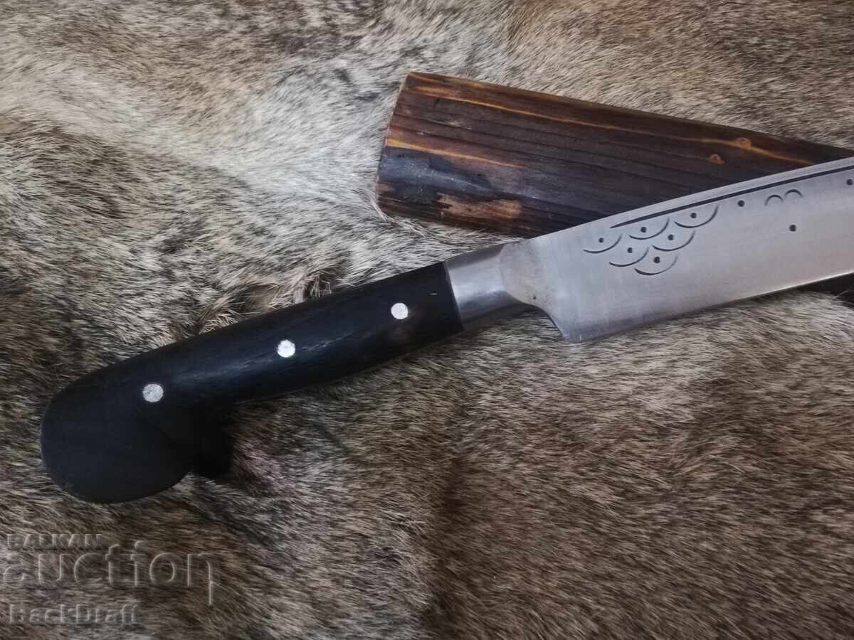 Μαχαίρι Καρακουλάκ, Λεπίδα με ξύλινη θήκη για αναπαραστάσεις - 6