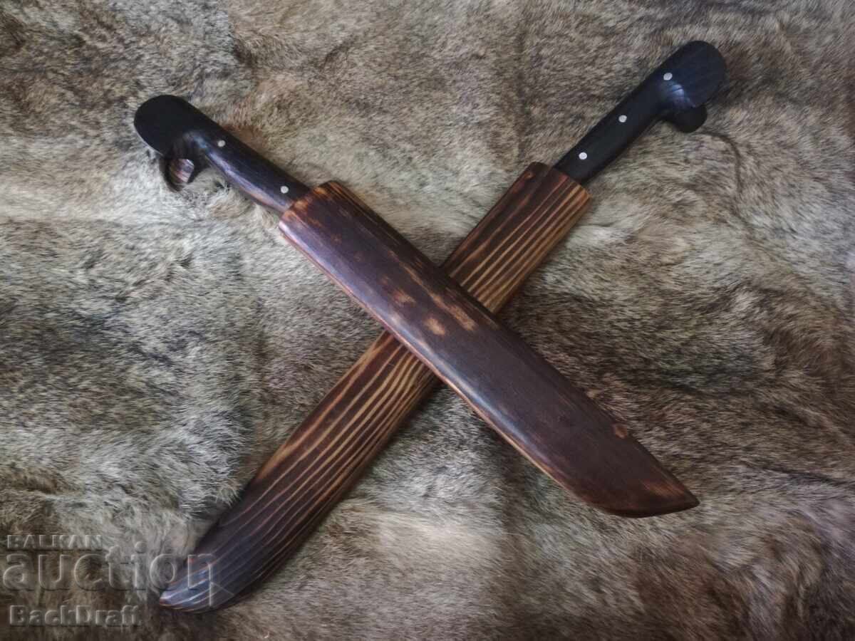 Μαχαίρι Καρακουλάκ, Λεπίδα με ξύλινη θήκη για αναπαραστάσεις - 7