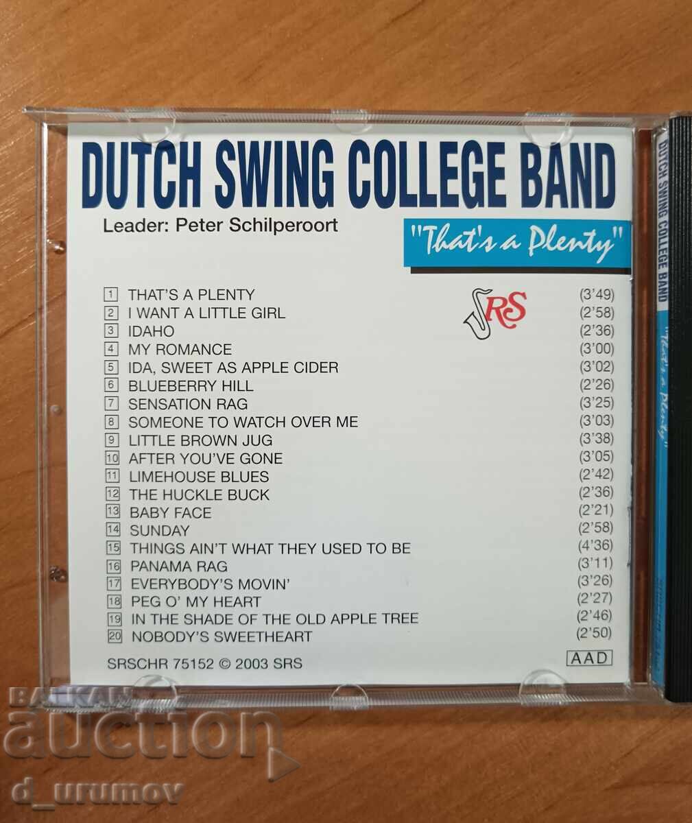 Livrarea CD Dutch Swing College Band – That's A Plenty /5/