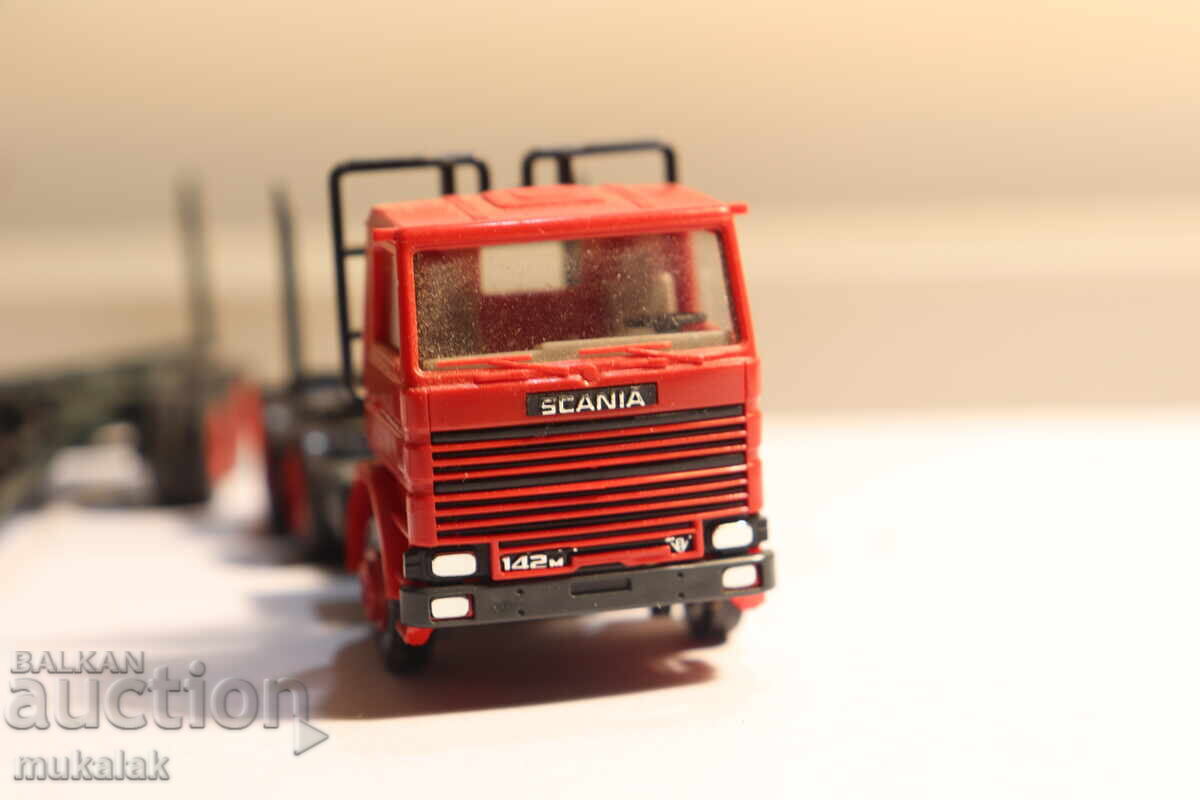 HERPA H0 1/87 SCANIA CAMION DE LEMN MODEL - 6