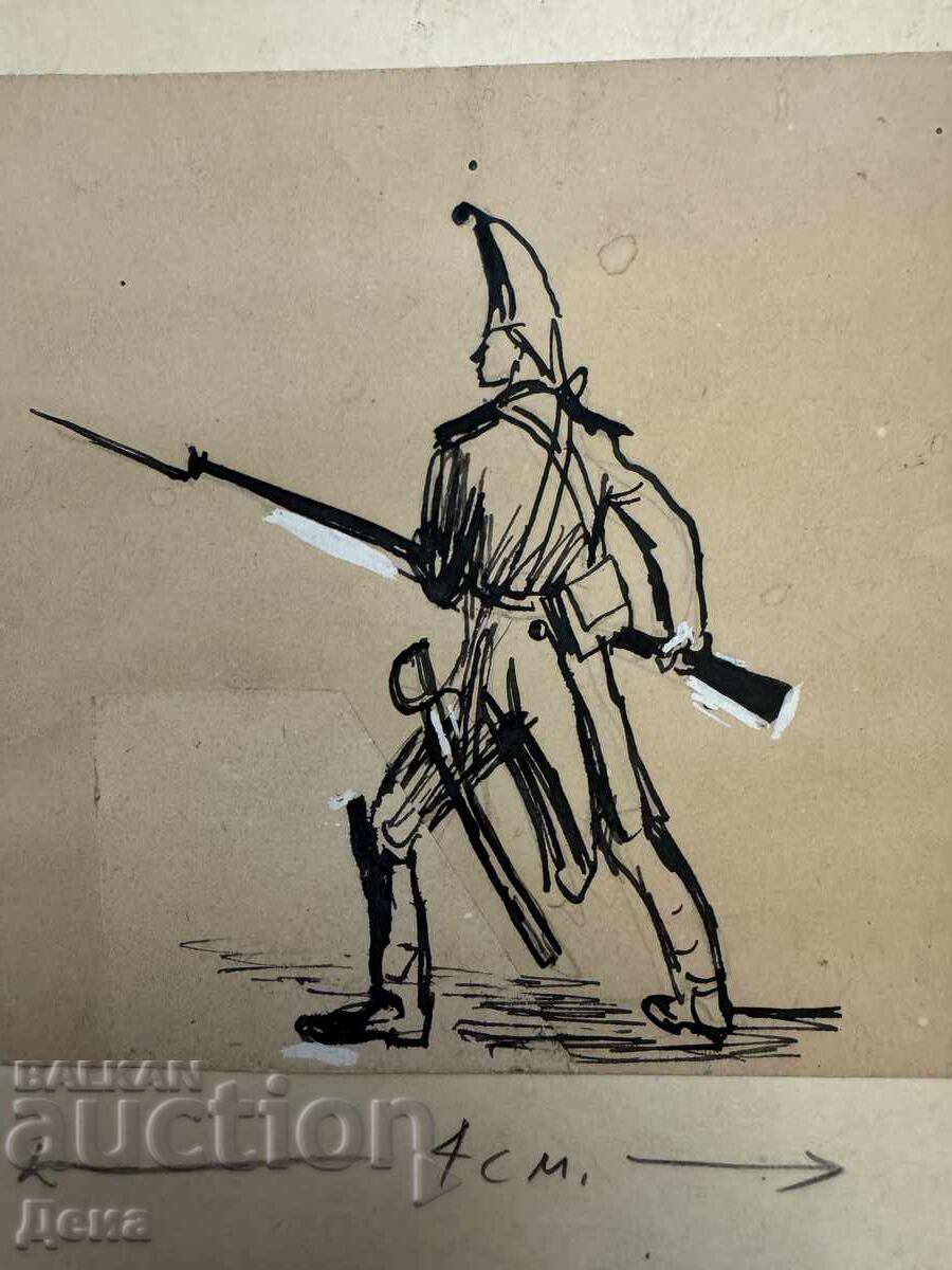 Борис Ангелушев-лот от две илюстрации 1950г - 7