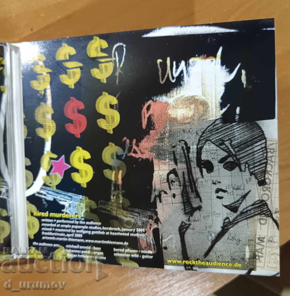 CD The Audience – Hired Murderers /Albumul de debut al trupei/ - 5