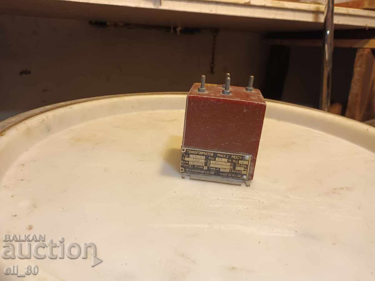 Delivery of Polish transformer from 220 to 6 volts Delivery of Polish transformer from 220 to 6 volts