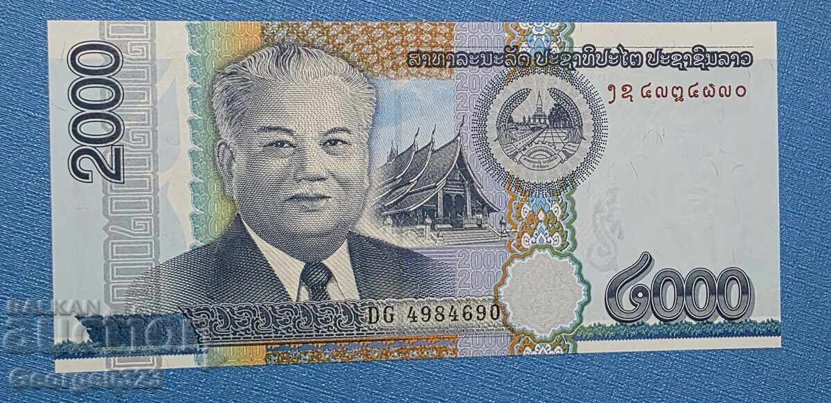 Laos 2011 2000 Kip UNC