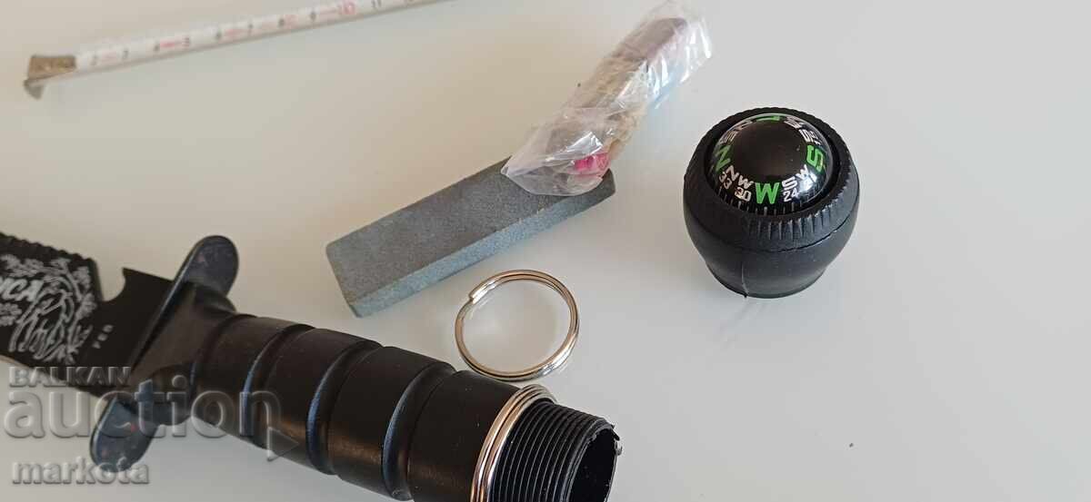 Σπάνιο γερμανικό μαχαίρι επιβίωσης τύπου Ράμπο - ,,FES - SOLINGEN" - 5