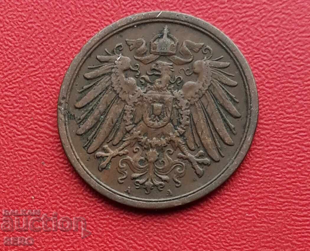Γερμανία-2 pfennig 1914 Α-Βερολίνο με τιμή € 0.40 | 0.78 BGN