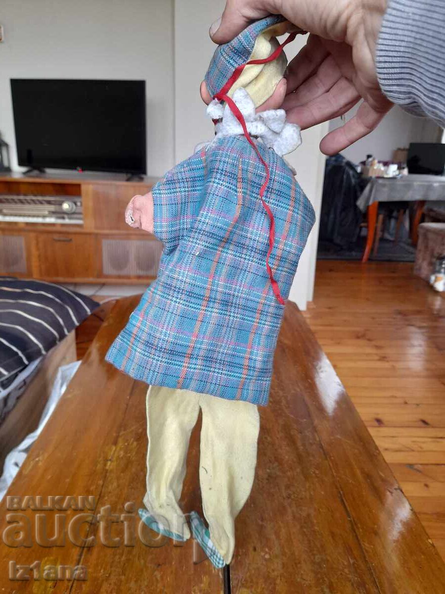 Old puppet theater doll Buratino, Pinocchio - 5