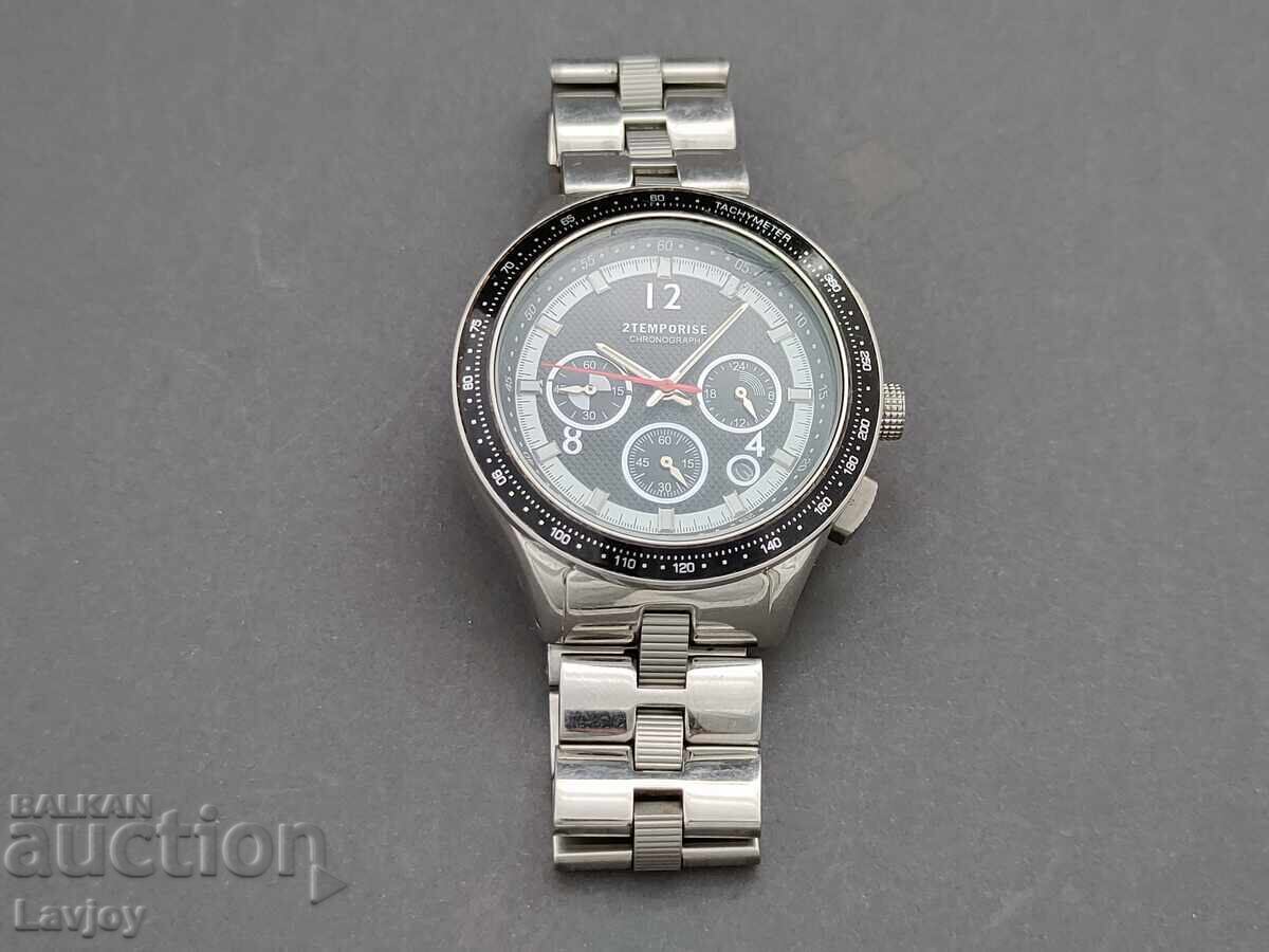 Ръчен часовник 2 temporise chronograph tachymeter