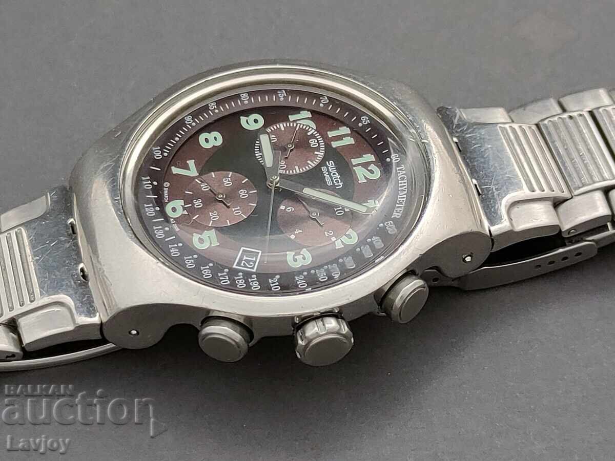 Licitație Ceas de mână Swatch Swiss chronograph tachymeter