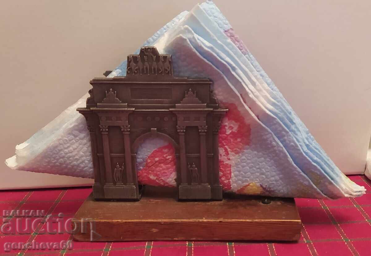 Veche statuetă rusească „Arcul de Triumf” Moscova - 7 Veche statuetă rusească „Arcul de Triumf” Moscova - 7