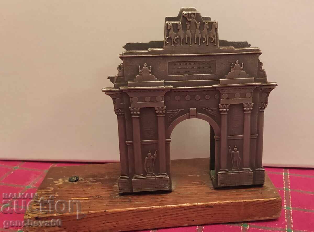 Old Russian stand "Triumphal Arch" Moscow