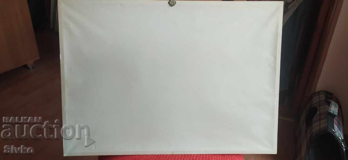 Lito-grafie tablou semnat ramă sticlă - 6 Lito-grafie tablou semnat ramă sticlă - 6