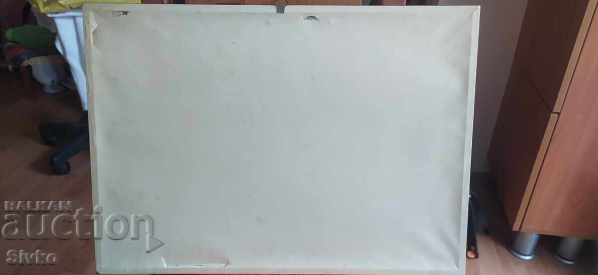 Lito-grafie tablou semnat ramă sticlă - 6 Lito-grafie tablou semnat ramă sticlă - 6