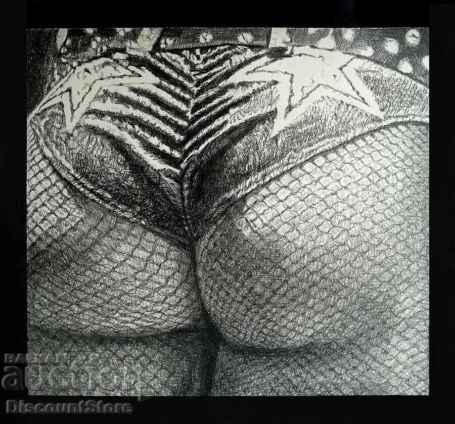 Desen, creion/hârtie, Anton Terziev cu preț € 1050.00 | 2053.62 BGN