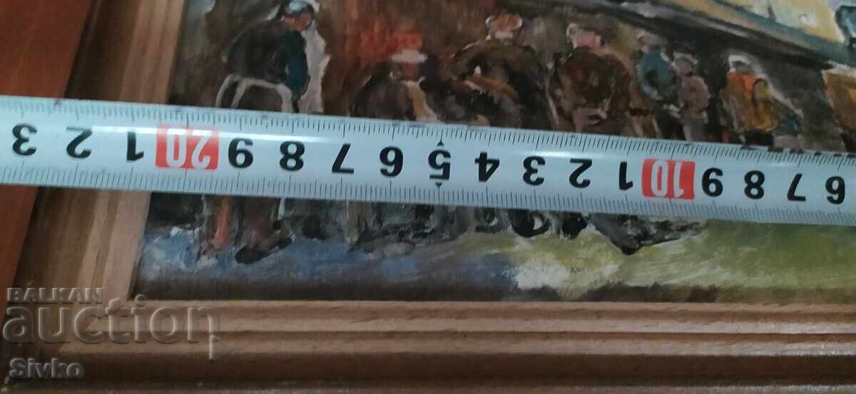 Аукцион Картина Пазар, Петър Ненов, монотипия