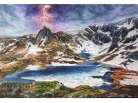 "Un moment înainte de furtună", vârful Haramia cu lacul Bliznaka, Rila