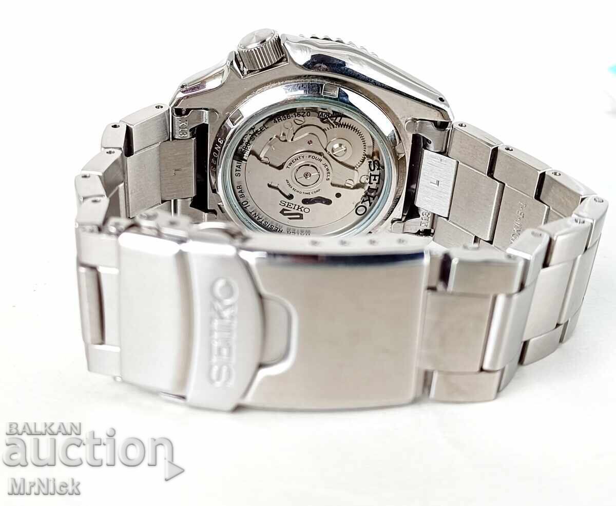 Ceas bărbați Seiko 5 Sport Automatic Petrol Blue Checker F - 7 Ceas bărbați Seiko 5 Sport Automatic Petrol Blue Checker F - 7