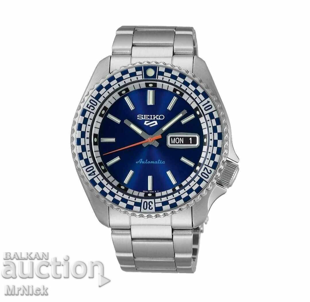 Ceas bărbați Seiko 5 Sport Automatic Petrol Blue Checker F Ceas bărbați Seiko 5 Sport Automatic Petrol Blue Checker F