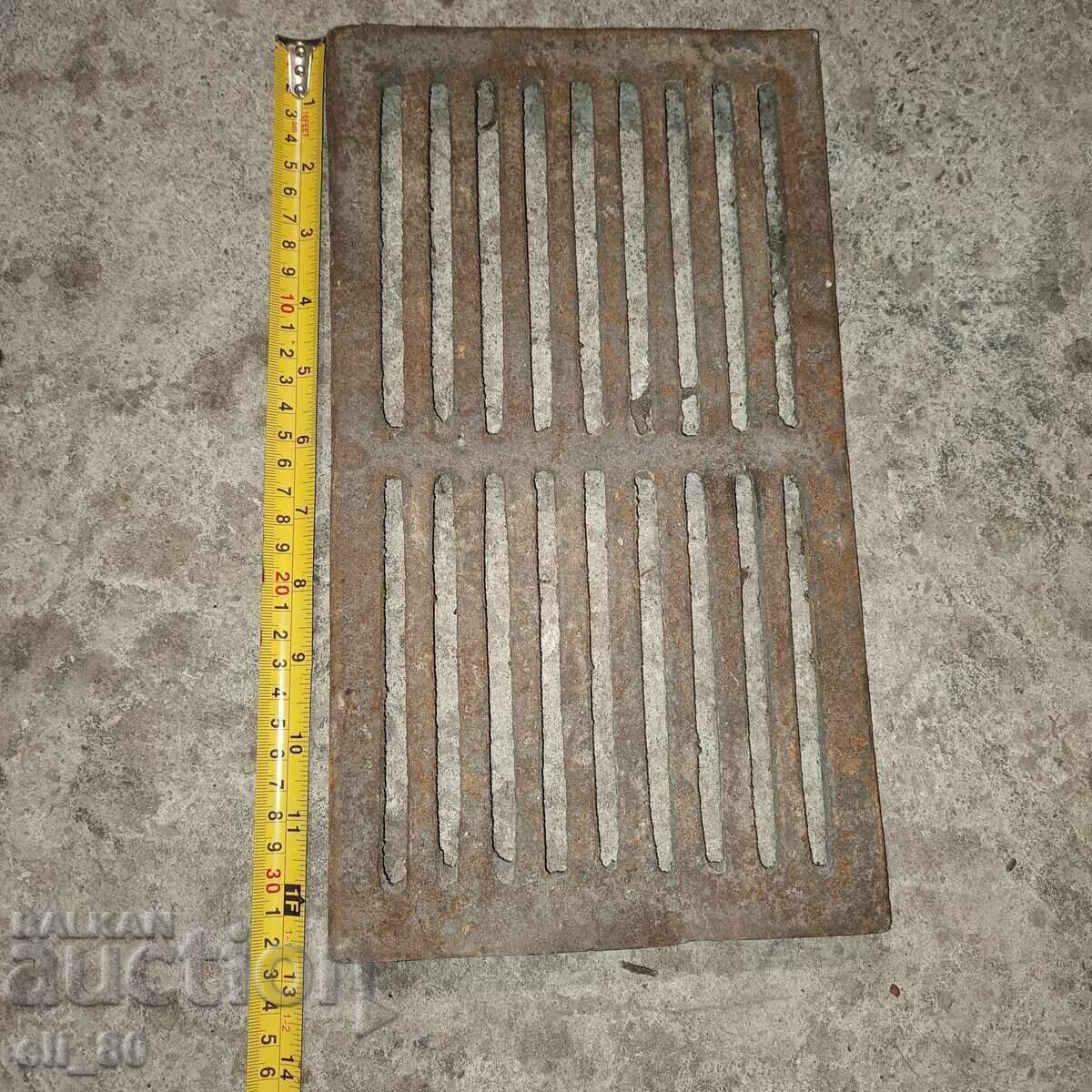 Grătar metalic mare pentru sobă pe lemne 32 x 18