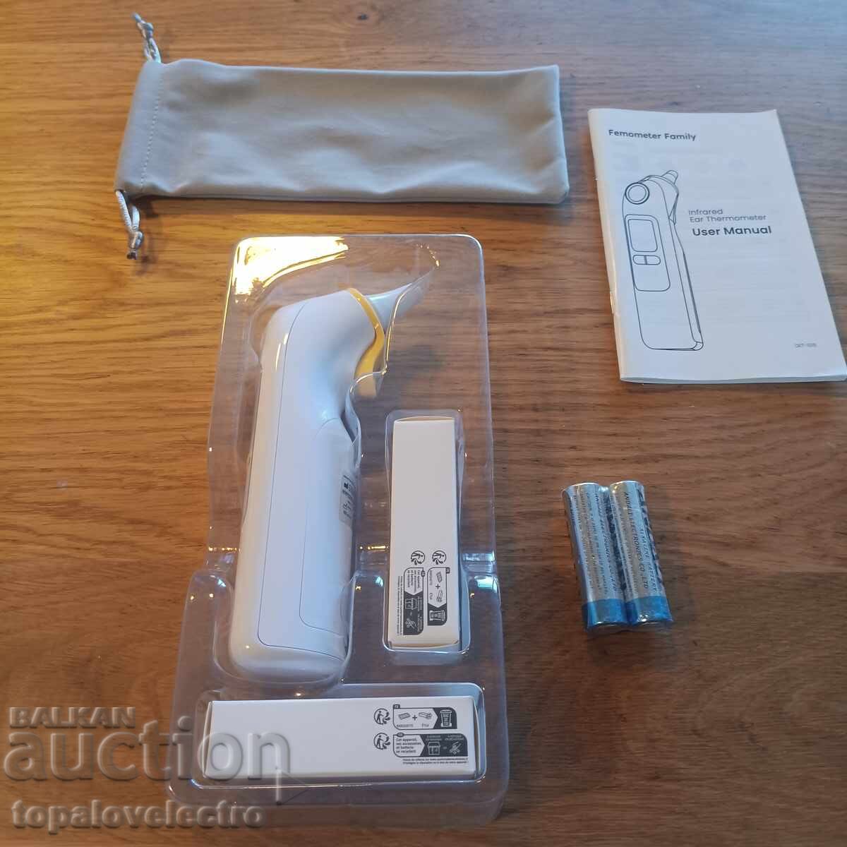 Παράδοση ΚΑΙΝΟΥΡΙΟ! Υπέρυθρο θερμόμετρο αυτιού, γρήγορο, ακριβές, με έγχρωμη οθόνη