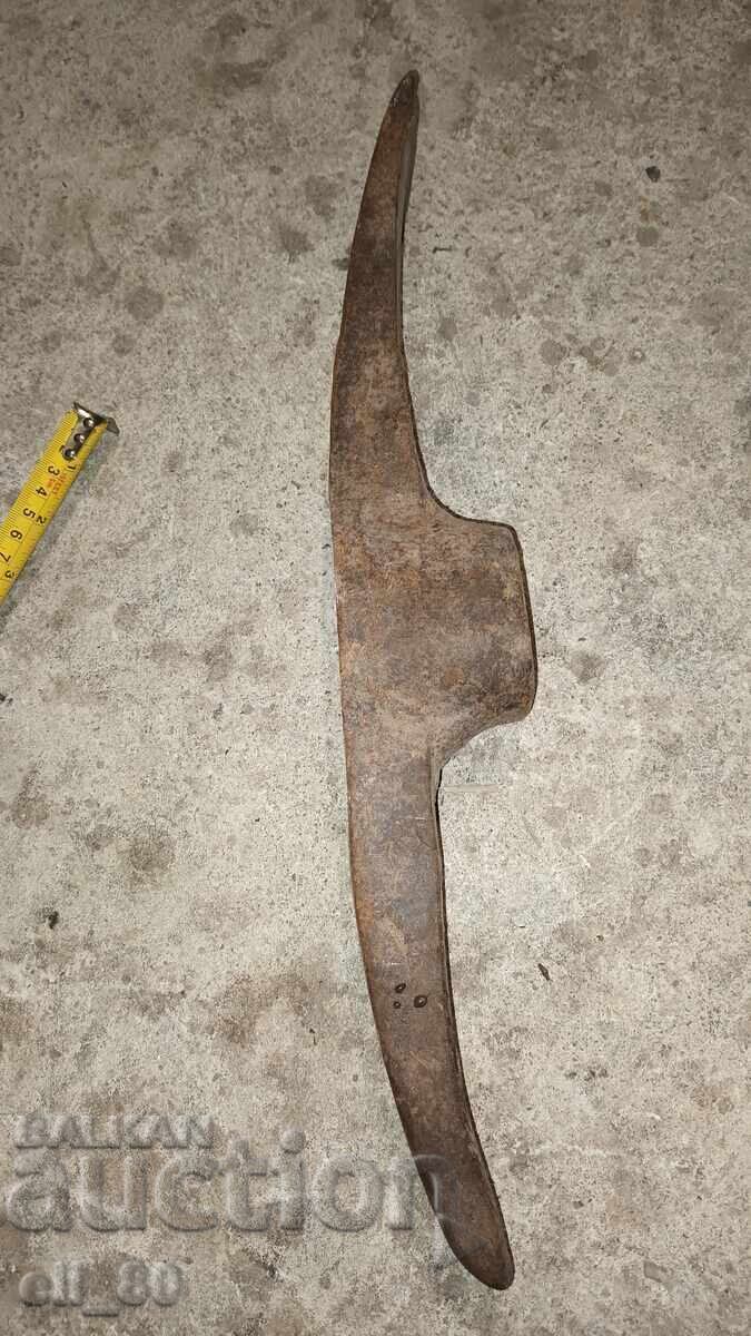Old pickaxe made of real steel