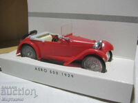 Old toy plastic model car Aero 500 in box