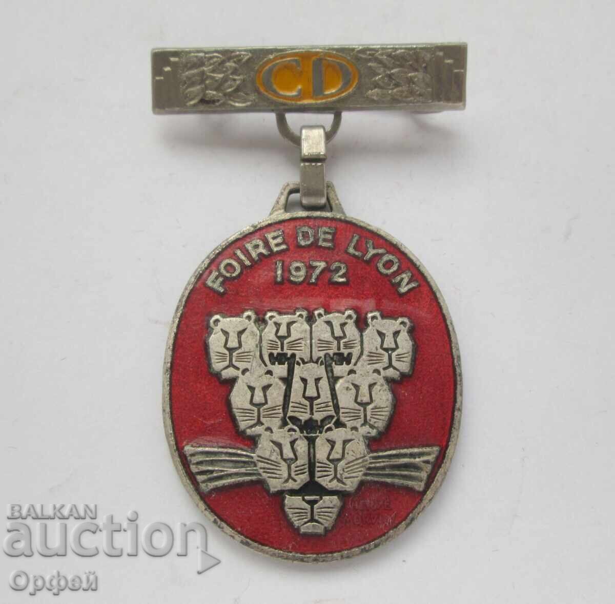 Old Medal Exhibition FOIRE DE LYON 1972 by HERVE MORVAN Old Medal Exhibition FOIRE DE LYON 1972 by HERVE MORVAN