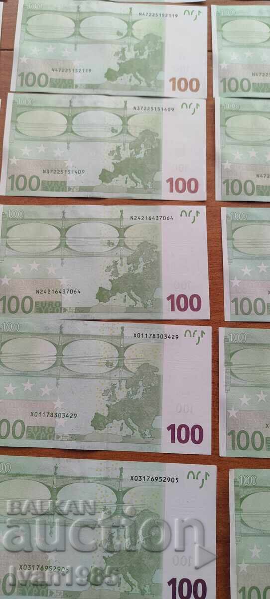 Тридесет банкноти от 100 евро първа емисия (2002 година) - 6