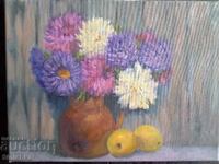 Painting, oil painting. Flowers