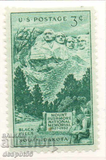1952. ΗΠΑ. 25η Επέτειος του Μνημείου Ρας Μόρ 1952. ΗΠΑ. 25η Επέτειος του Μνημείου Ρας Μόρ