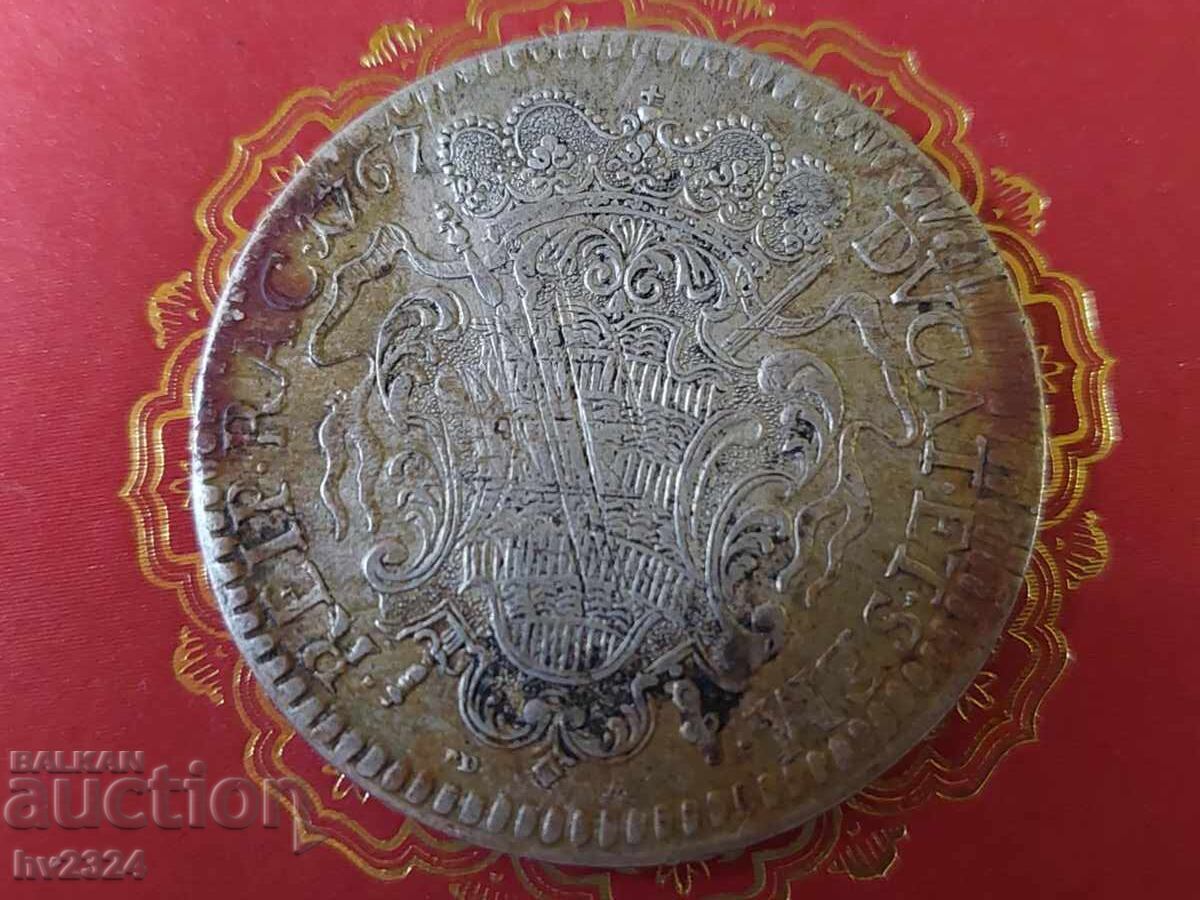 Ragusa 1 taler, 1767