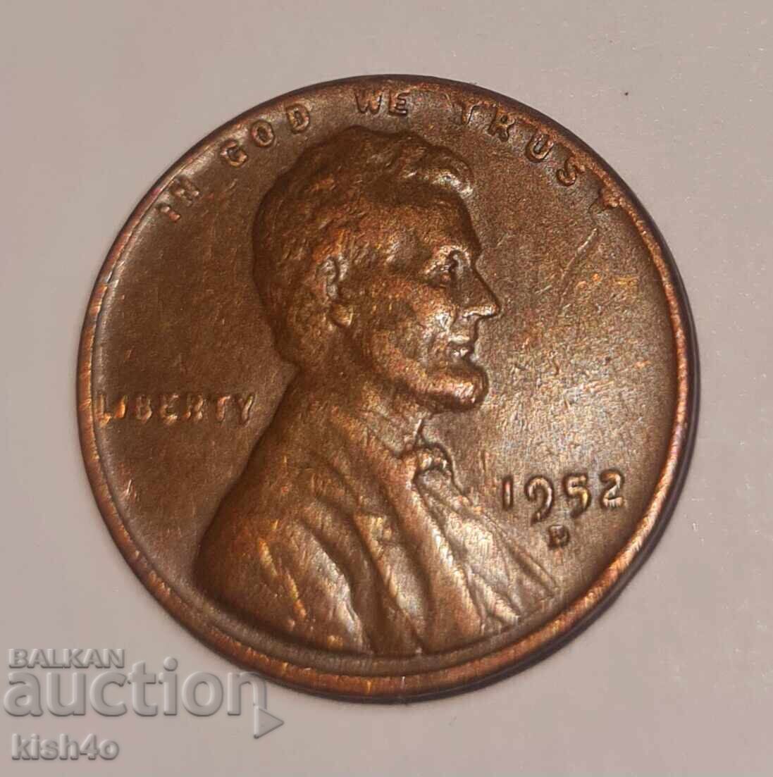 1 US Cent 1952 D