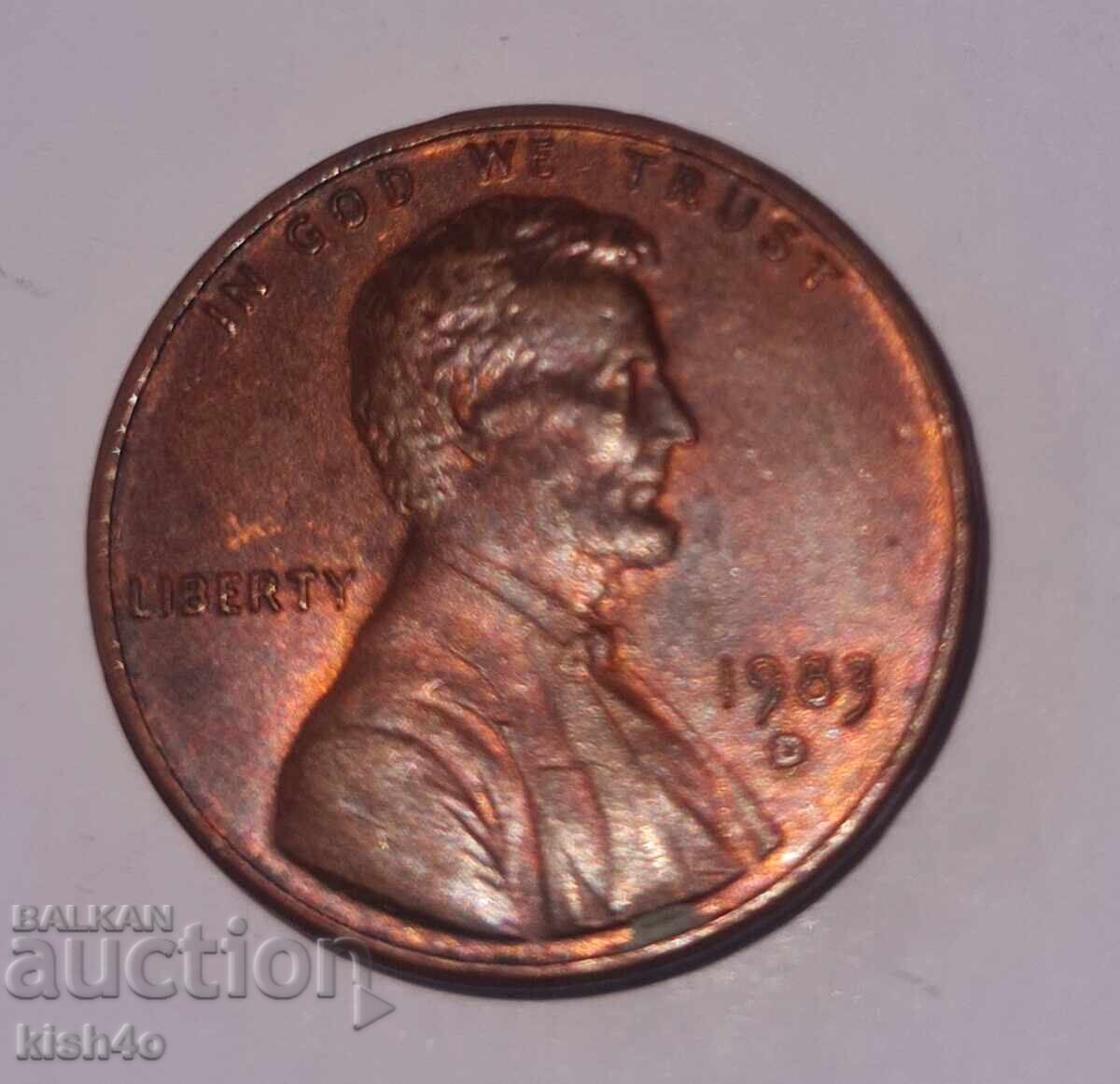 1 Σεντ ΗΠΑ 1983 D