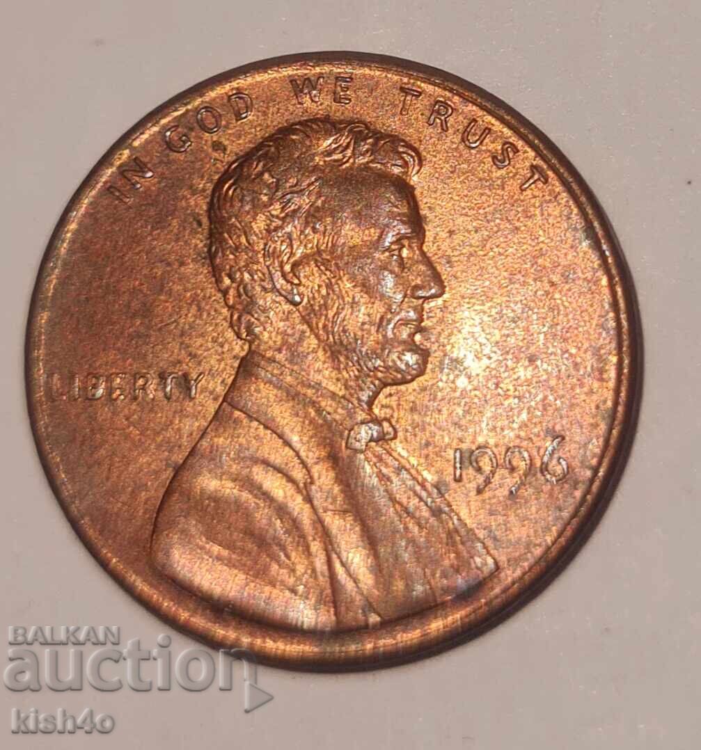 1 US Cent 1996