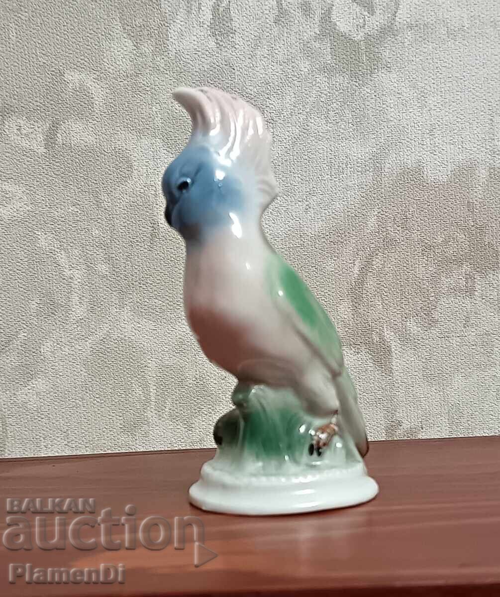 Figurină de porțelan papagal Kakadu Karl Ens Germania cu preț € 16.00 | 31.29 BGN
