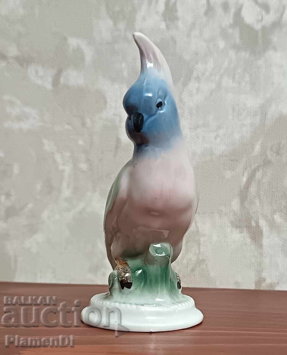 Δημοπρασία Πορσελάνινο ειδώλιο παπαγάλου Κάκαδου Karl Ens Γερμανίας