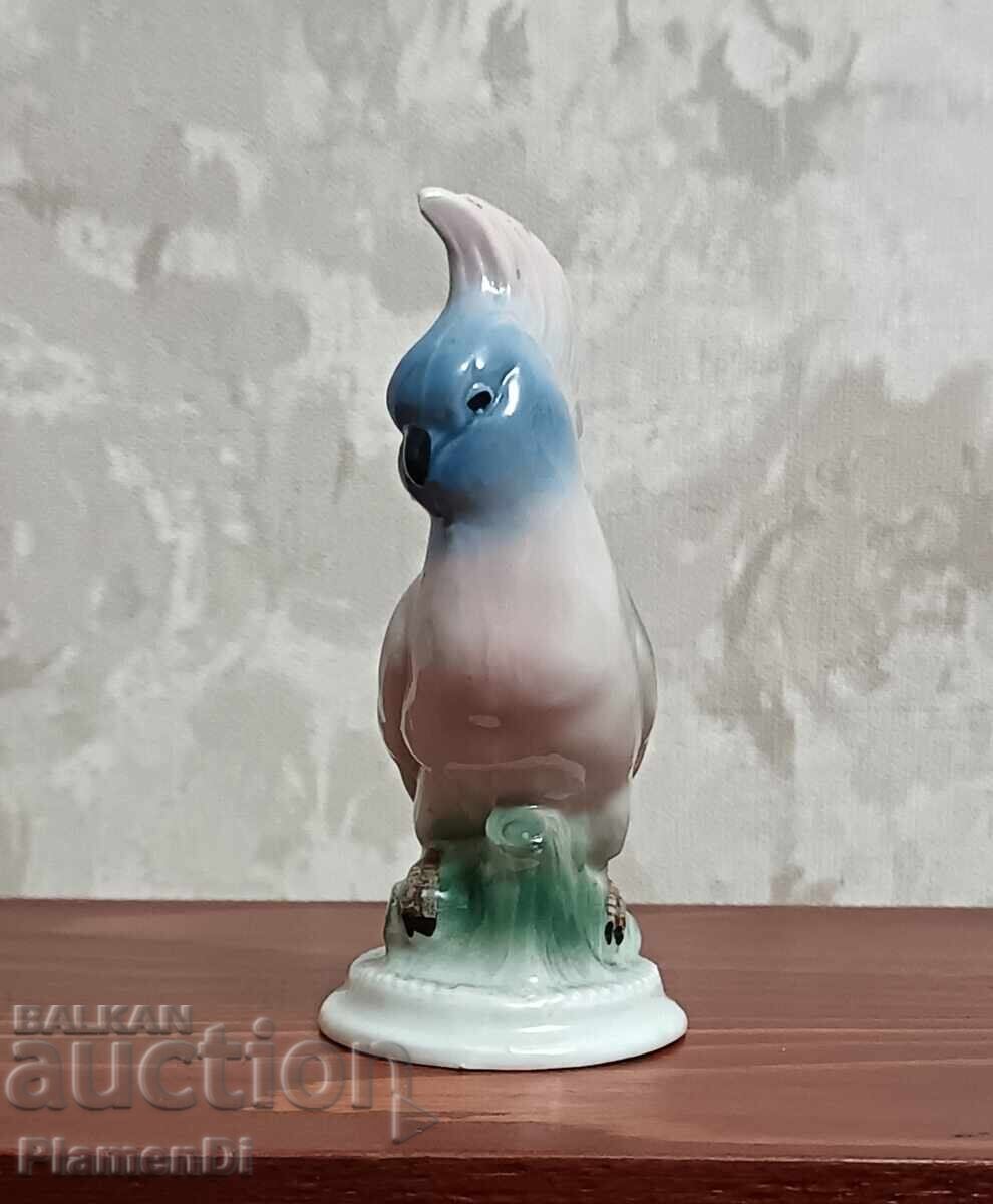 Πορσελάνινο ειδώλιο παπαγάλου Κάκαδου Karl Ens Γερμανίας - 5