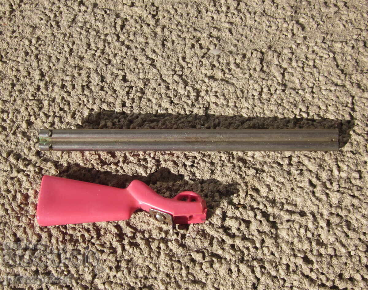 стара Българска химикалка ловна ловджийска пушка двуцевка - 6