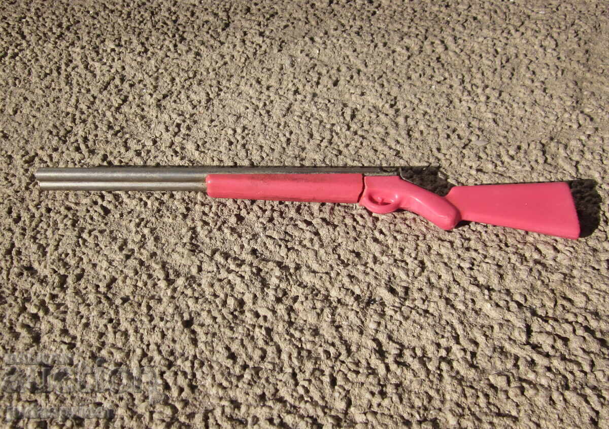 стара Българска химикалка ловна ловджийска пушка двуцевка