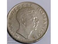 Стара рядка монета от Румъния 100 Леи 1943 година