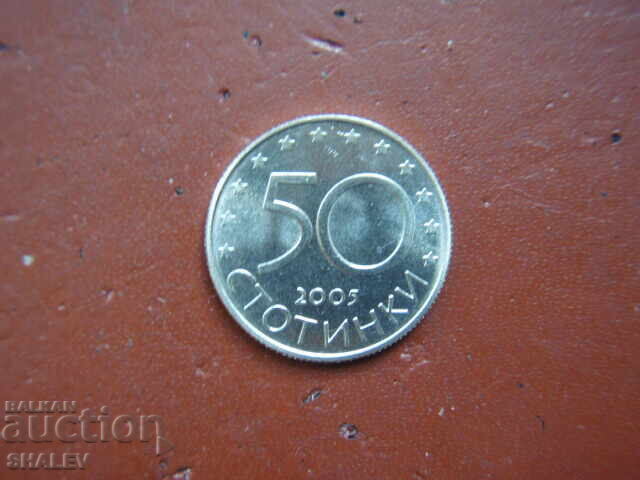50 stotinki 2005 Republika Bŭlgariya "EU" - Unc - 5